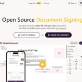 DocuSignやPandaDocなどの代替として開発された、デジタル文書の作成、記入、署名の為のOSS・「DocuSeal」