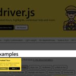 Webサイトツアーや任意の要素のハイライト、ヘルプを表示する等を実装できる軽量で非依存のJavaScriptライブラリ・「Driver.js」