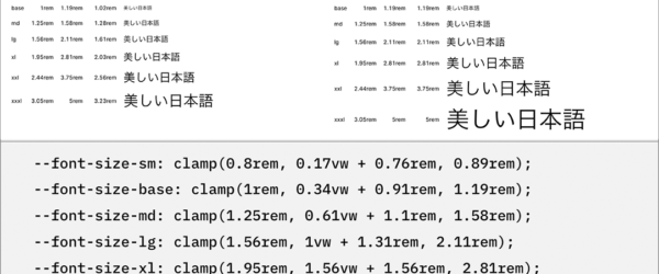 CSSでfont-sizeをレスポンシブ対応にする最新テクニック！ clamp()関数の定義が簡単にできる便利ツール -Fluid Type Scale Calculator