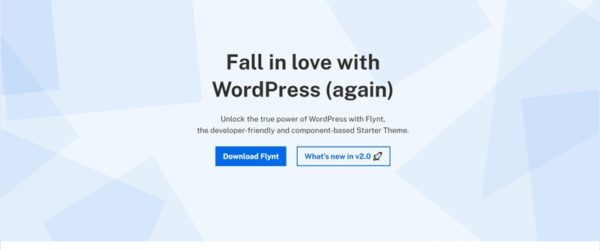 パフォーマンスやアクセシビリティも重視した開発者向けのコンポーネントベースのWordPressスターター テーマ・「Flynt」