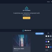 Tailwindコンポーネントをノーコードで作成、編集し、コードをコピーして利用できる・「Mytailwind」