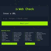 任意のWebサイトを解析してどのようなテクノロジーが採用されているかをチェックするOSS・「Web Check」