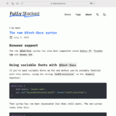 CSS @font-faceに使用する新しい構文の基礎知識と使い方、format()とtech()、OpenType-SVGとCOLRv1によるカラーフォントの表示