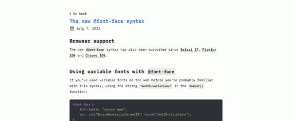 CSS @font-faceに使用する新しい構文の基礎知識と使い方、format()とtech()、OpenType-SVGとCOLRv1によるカラーフォントの表示