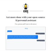 オフラインファーストで設計されたオープンソースのAIパーソナルアシスタント・「Khoj」