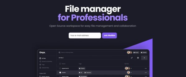 チームで使える、生産性向上のために設計されたオープンソースのファイルマネージャーアプリ・「Onyx」