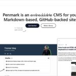 Webサイトに追加可能なMarkdownベースの軽量なオープンソースCMS・「Penmark」