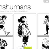 CC0ライセンスで配布されている、トランスヒューマンを題材に描かれたイラスト集・「transhumans」