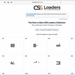 これはすごい便利！ HTMLはdiv一つ、あとはCSSをコピペするだけで500種類以上のローダーが簡単に実装できる -CSS Loaders
