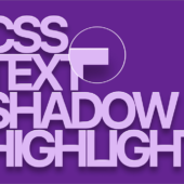 CSSのtext-shadowでシャドウをつけるときにハイライトを加えると、よりリアルで美しいシャドウが実装できます