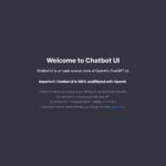 OpenAIのChatGPTライクに使えるオープンソースのAIチャット用UI・「Chatbot UI」