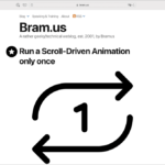 CSSのスクロール駆動アニメーションを1回だけ実行し、終了フレームに留まらせる実装方法 -runOnce