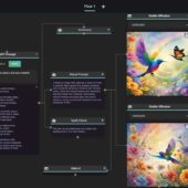 異なる複数のAIモデルを接続してインタラクティブなネットワークを作成、一括実行できるオープンソースのノーコードアプリ・「AI Flow」