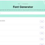 SNS等で使える特殊文字を任意のテキストでコピーできるWebアプリ・「Pixelied Font Generator」