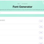 SNS等で使える特殊文字を任意のテキストでコピーできるWebアプリ・「Pixelied Font Generator」