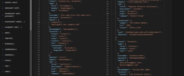 テンプレートを使用して任意のランダムデータを作成出来るJSONジェネレーター・「JSON Generator」