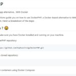 手軽にDockerベースのPHP開発環境を作れる・「DockerPHP」