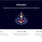 セルフホスト可能、高性能なオープンソースのオンラインブックマークアプリ・「Grimoire」