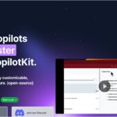 自社アプリ内にAIチャットボットを構築する為のオープンソースのCopilotプラットフォーム・「CopilotKit」