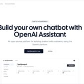 OpenAI API Assistantを使用したチャットボット構築のためのオープンソースプラットフォーム・「OpenAssistantGPT」
