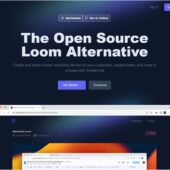 Loomの代替として開発されたオープンソースのビデオ収録+共有アプリ・「ScreenLink」