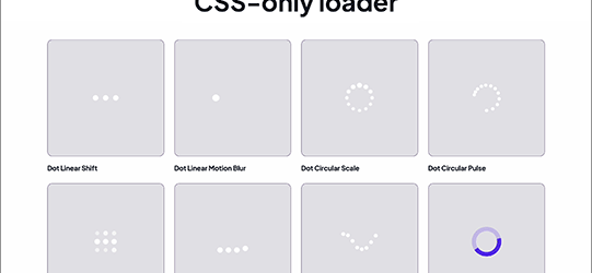ブックマークしておくと便利！ CSSで実装されたローダー、簡単にカスタマイズもできる優れもの -Loadership