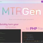 JSON、YAML、NEON等のテンプレートからPHPファイルを生成するオープンソースのCLIファイルジェネレーターエンジン・「MTRGen」
