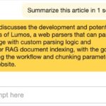 Webページを要約したり内容について質問出来る、ローカルのLLMを使って動作するWeb向けAI Copilotブラウザ拡張・「Lumos」
