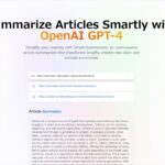 URLを入力するとAIがそのページを分かりやすく要約してくれるオープンソースのWebアプリ・「Smart-Summarizer」