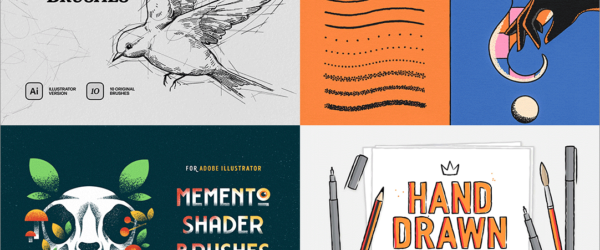 商用でも全部無料！ イラストやお絵描きを楽しめるIllustratorのブラシ素材のまとめ