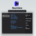 メモ帳をベースに設計されたオープンソースのメモ型計算機アプリ・「Numlex」