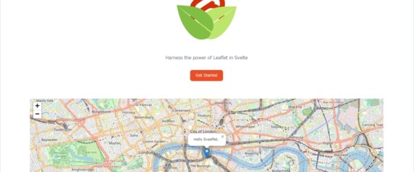 インタラクティブなマップ作成のためのLeaflet用Svelteコンポーネントライブラリ・「Sveaflet」
