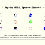 HTMLで簡単に実装できるアニメーションで動くスピナー、カラー・サイズ・スピードのカスタマイズも簡単 -HTML-SpinnerElem