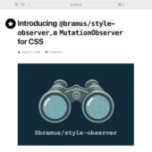 便利なJavaScriptライブラリが登場！ CSSのプロパティの値の変更を検出できる -CSSStyleObserver