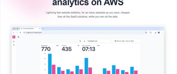AWSでホストするオープンソースのWebアクセス解析ツール・「Ownstats」