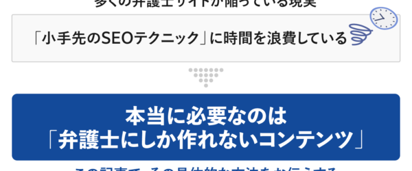 【「弁護士がやるべきSEO」公開！再現性の高い手法を解説【事例あり】