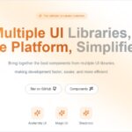 複数のUIライブラリを一元化したりAIによるカスタムコンポーネントの生成なども可能なOSS・「UÍ-Unify」