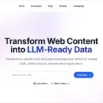 任意のWebサイトをLLMの学習データに変換するオープンソースのWebアプリ・「WaterCrawl」