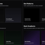 CSSで幾何学模様や繊細なグラデーションなど、さまざまな要素の背景にパターンを実装できる -MotifyX