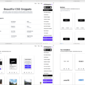 ブックマークしておくと便利！ よく見かけるUIコンポーネントやUI要素を実装するCSSのまとめ -CSSnippets