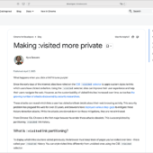 CSSの:visitedの仕様が変わる！ 訪問済みリンクの履歴検出攻撃を無効化する機能がChrome 136に実装されます