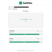 WeTransfer代替として開発されたプライバシーファースト且つシンプルなオープンソースのファイル共有Webアプリ・「SafeFiles」