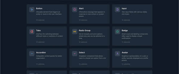 これはかなり便利！ 無料で利用できるTailwind CSSのUIライブラリをコンポーネント別に探せる -Curated UI List