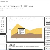 8bitなレトロスタイルのUIコンポーネントを提供するオープンソースのUIライブラリ・「8bitcn/ui」