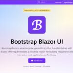 BootstrapとBlazorでインタラクティブなWebアプリを開発するためのツールキット・「BootstrapBlazor」
