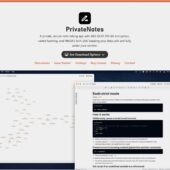 プライバシーとセキュリティファーストで設計されたノート&ナレッジ管理ツール・「PrivateNotes」