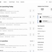 Product Hunt代替として開発された、新たなサービスや製品を紹介、評価できるオープンソースのソーシャルプラットフォーム・「Open Launch」