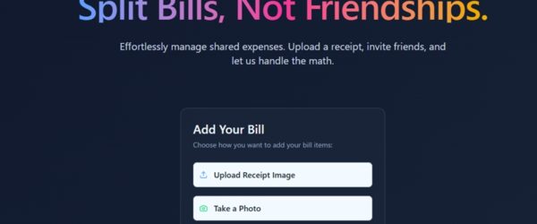 レシートの写真を撮るだけで割り勘計算が可能になるオープンソースのAI+OCR割り勘Webアプリ・「Snapplit」