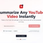 Youtubeの動画URLを入力すると、AIが動画内容を見出し付きで要約してくれるOSS・「YouTube Summarizer」