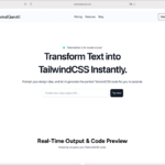 UIコンポーネントをAIで簡単に実装できる、Tailwind CSSのコードをプロンプトから生成できるツール -TailwindGenAI